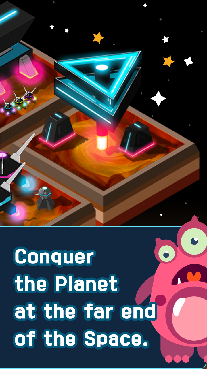 Galaxy of 2048 Game Screenshot