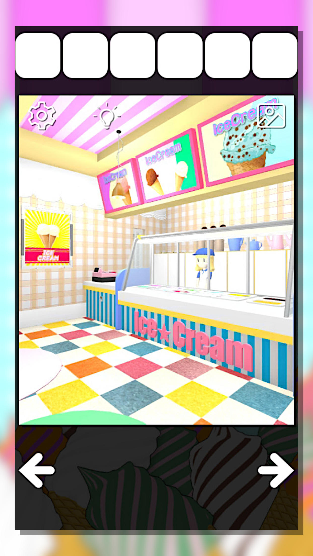 EscapeGame IceCreamShop 遊戲截圖