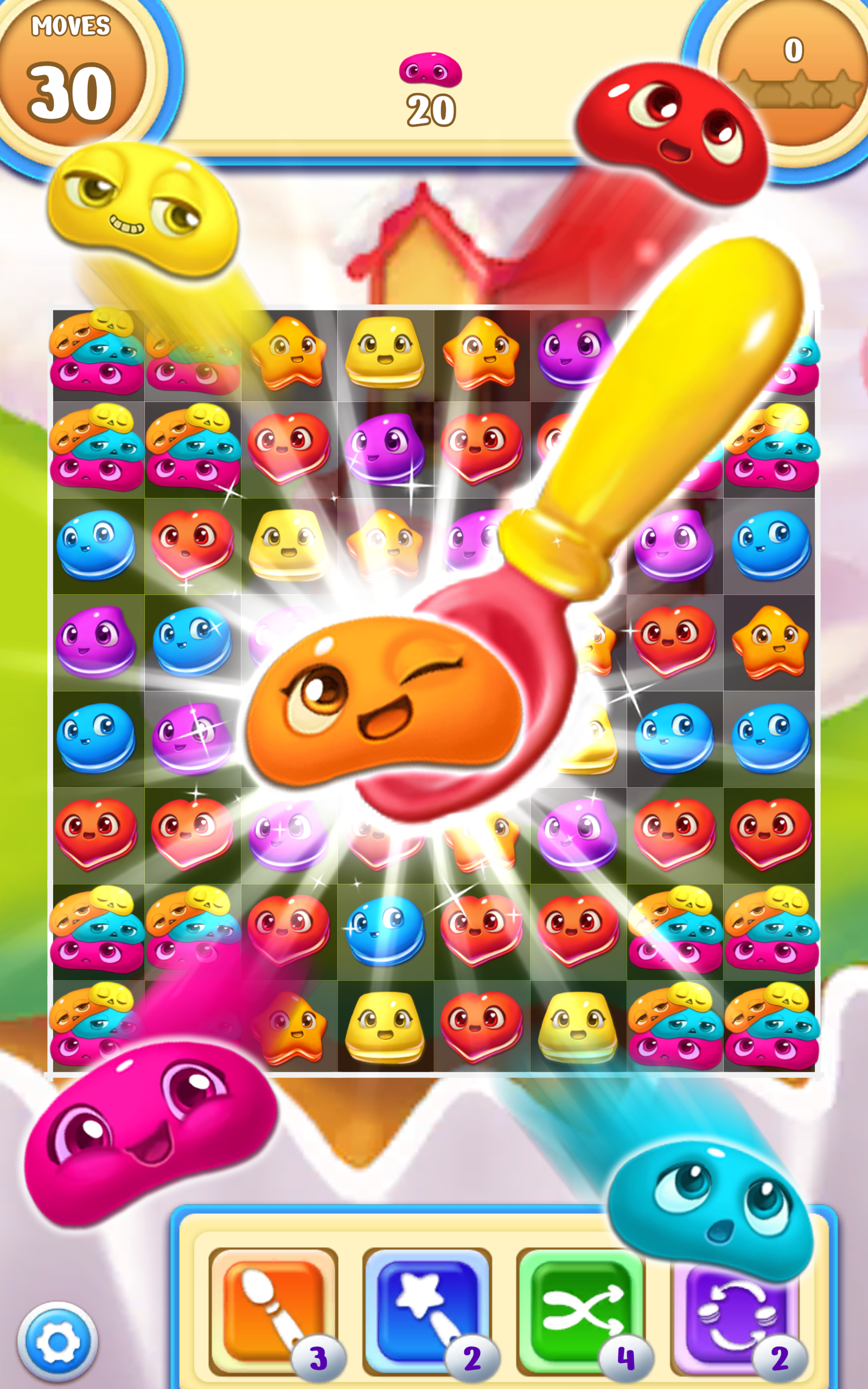 Macaron Pop : Sweet Match 3 ภาพหน้าจอเกม