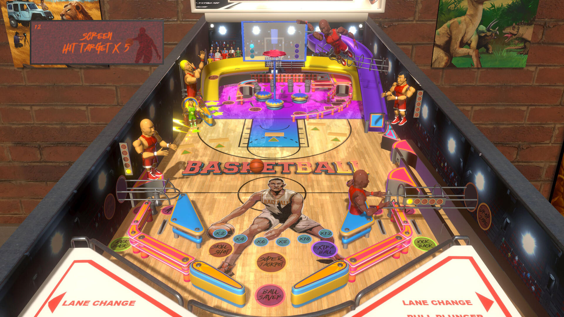 Basketball Pinball screenshot game
