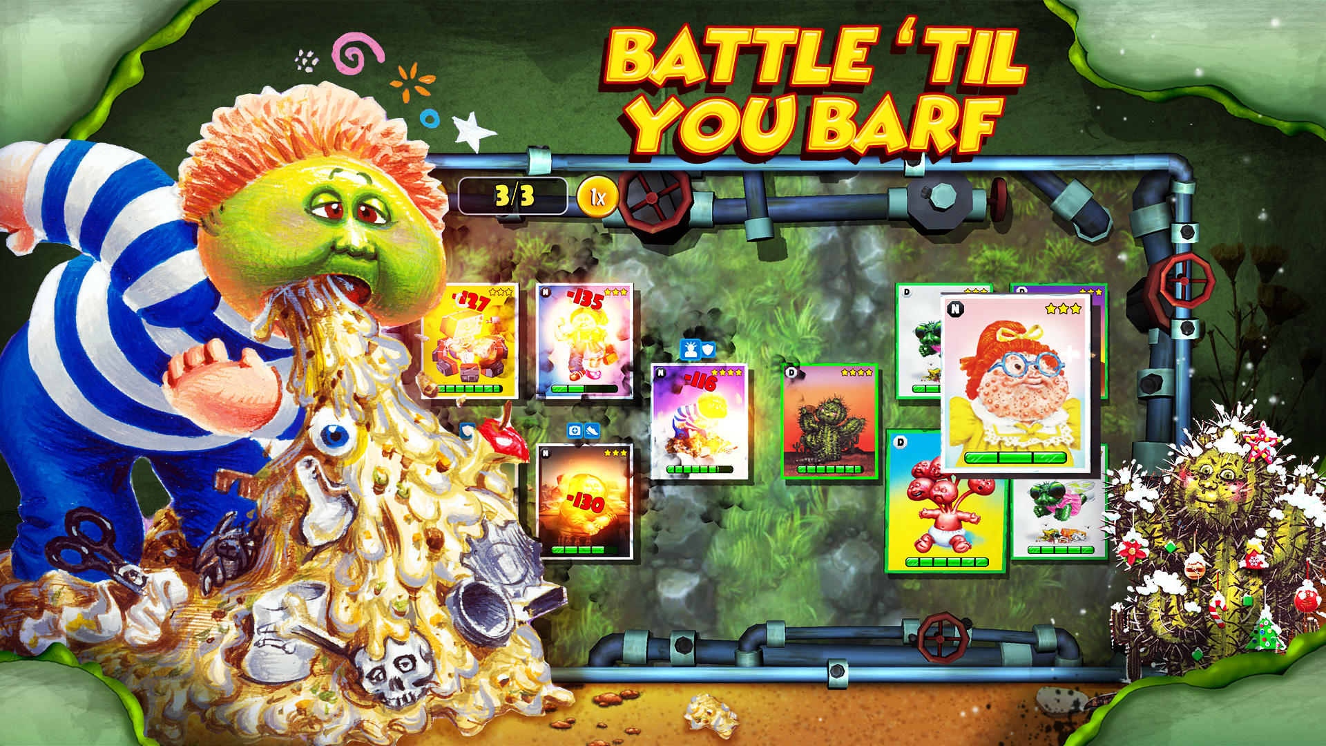 Garbage Pail Kids : The Game Game Screenshot