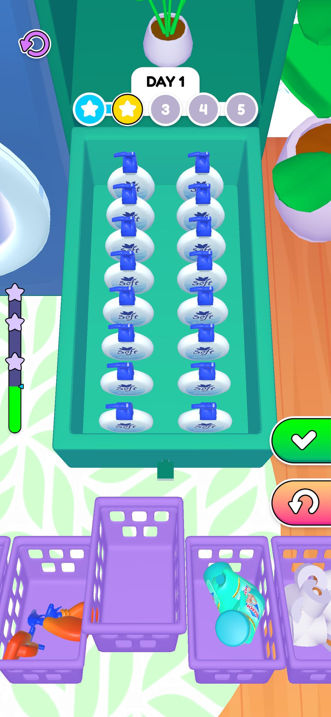 Cuplikan Layar Game Laundry Restock D.I.Y.