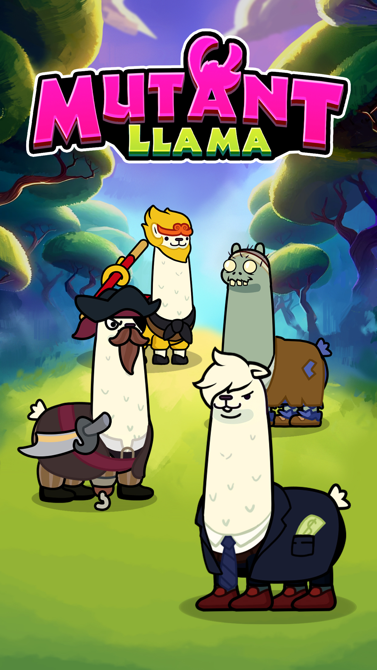 Screenshot 1 of Mutant Llama: IDLE Breed Games 1.2.211