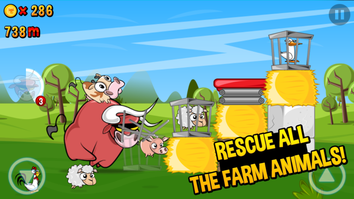 Run Cow Run Game Screenshot