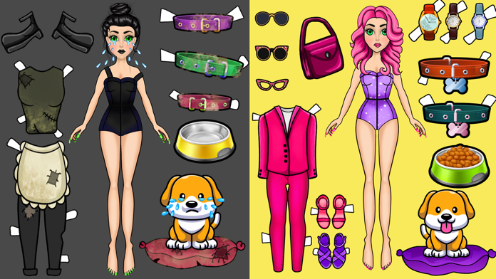 Chibi Dolls Maker Dress up Game Screenshot