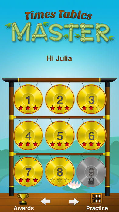 Times Tables Master Game Screenshot