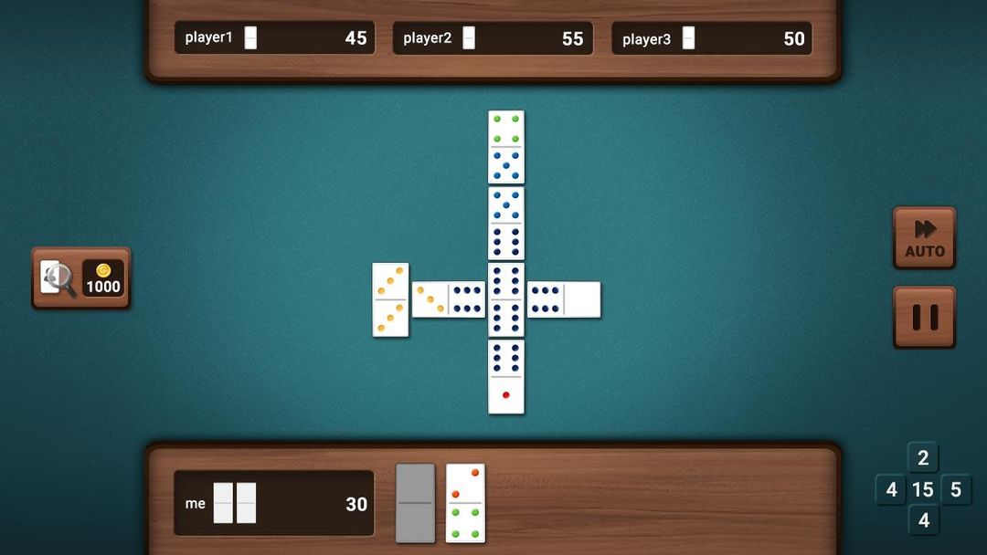 Screenshot of Dominoes Challenge