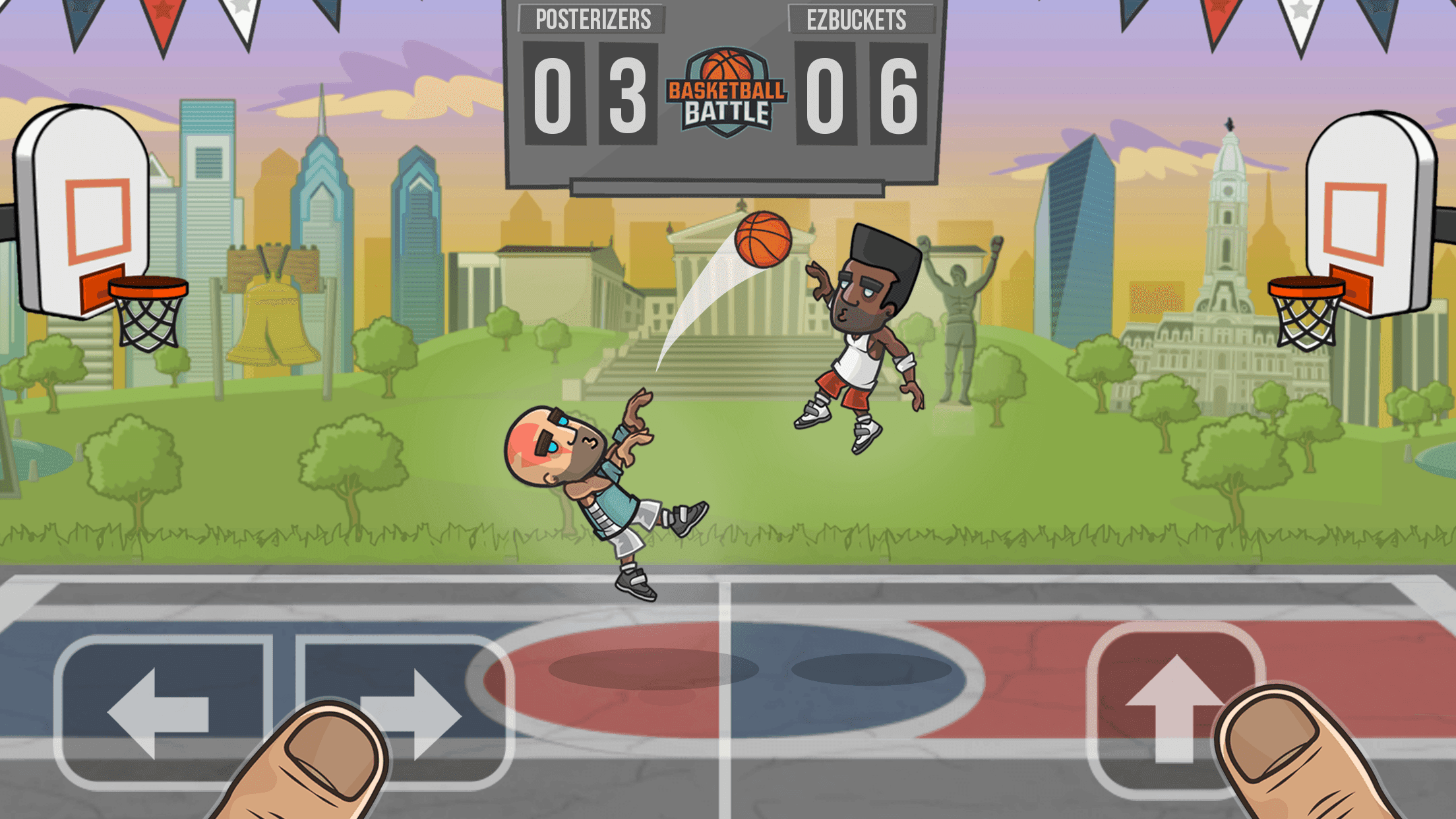Screenshot 1 of बास्केटबॉल की लड़ाई 2.4.8