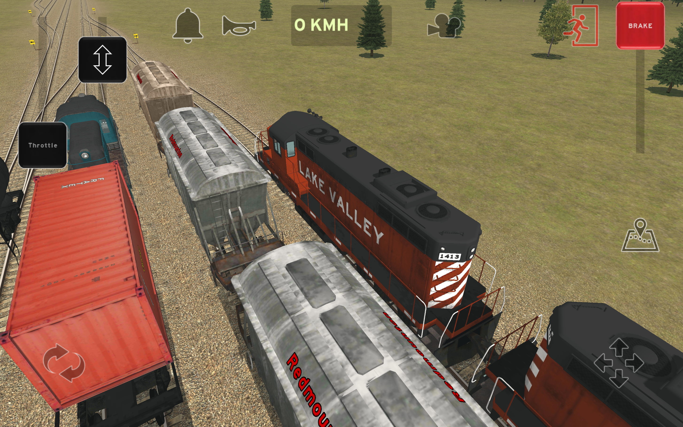 Train and rail yard simulator Game Screenshot