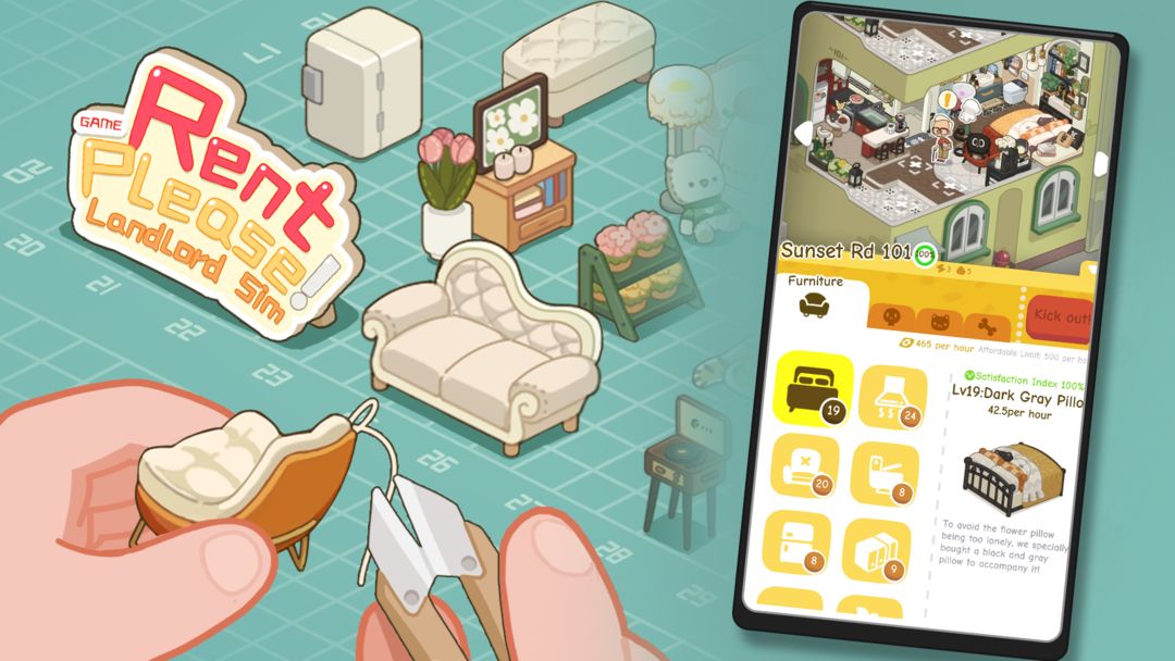 Rent Please!-Landlord Sim screenshot game