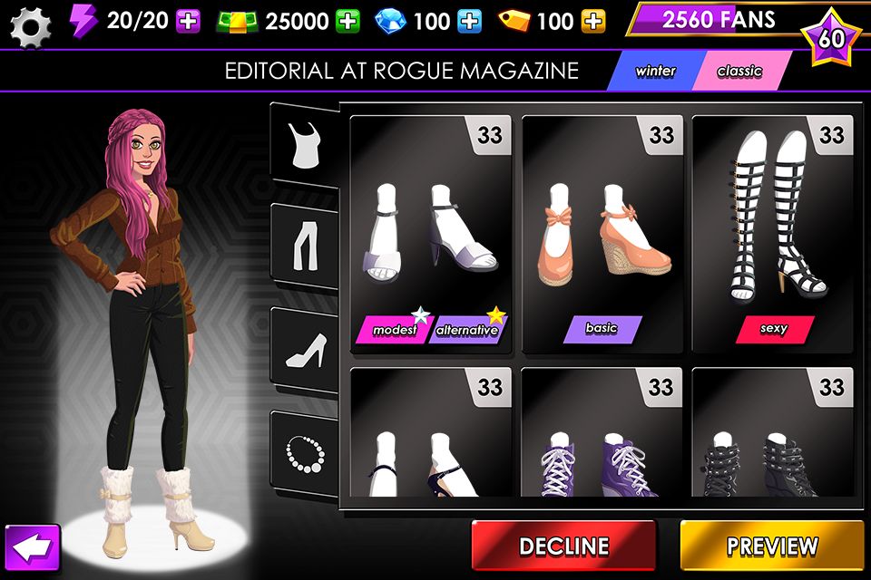 Fashion Fever: Dress Up Game ภาพหน้าจอเกม