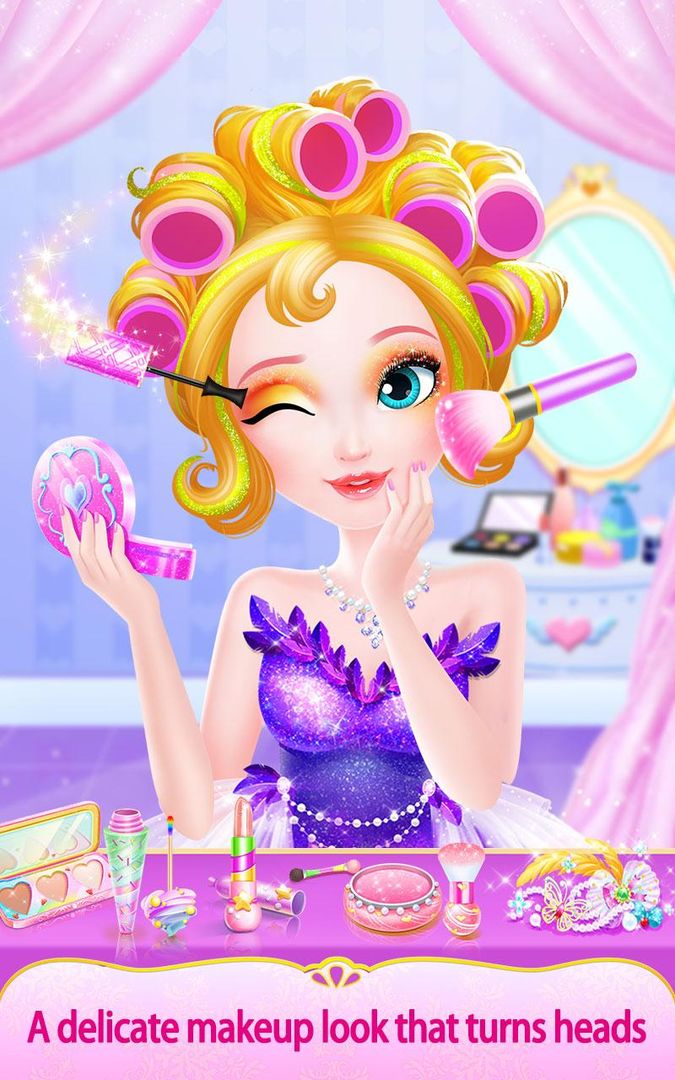 Screenshot of Sweet Princess Fantasy Hair Salon