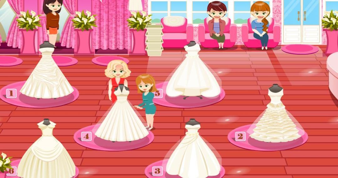 신부 상점 - 웨딩 드레스 게임 스크린 샷
