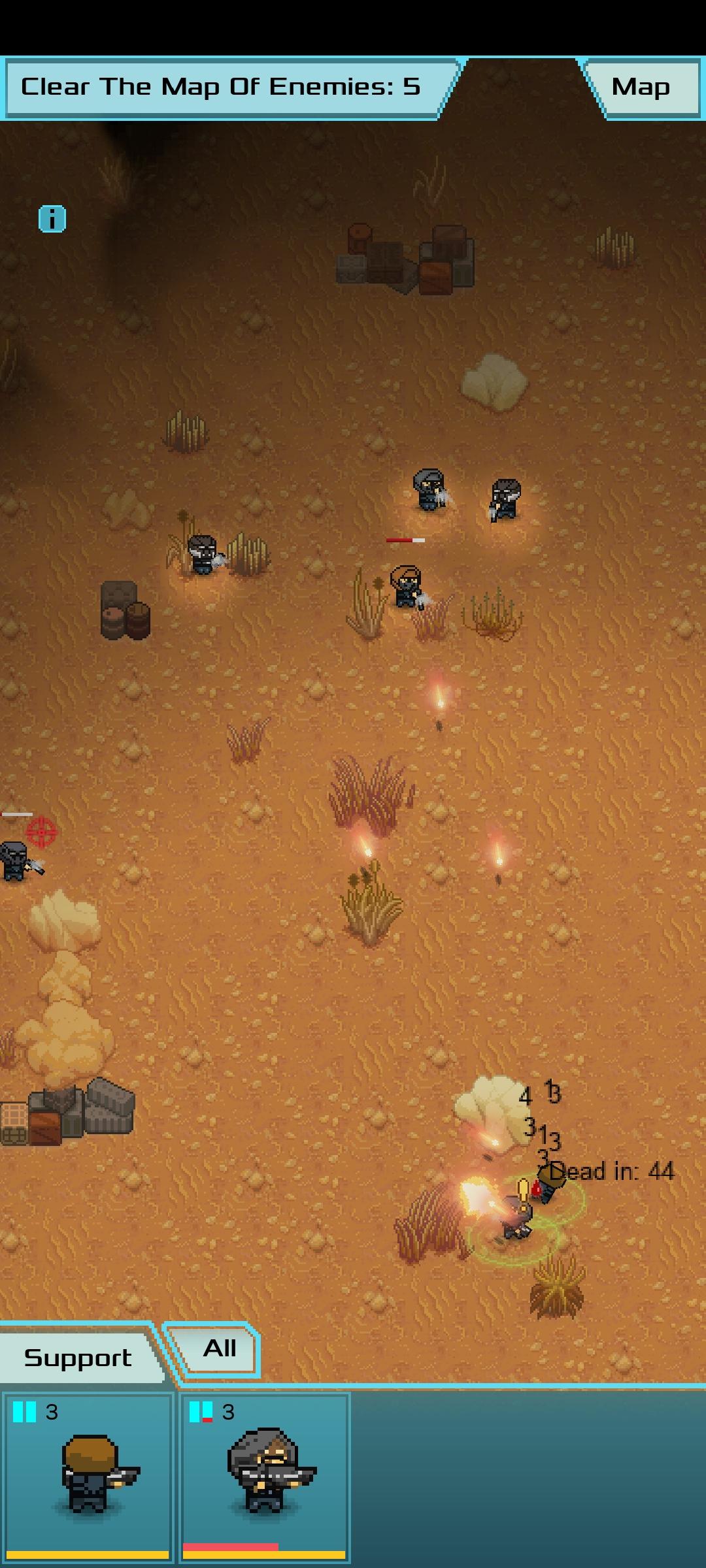 Tiny Vanguards: Combat RPG screenshot game