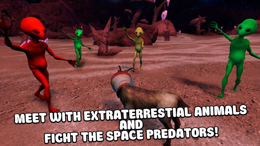 Space Goat Simulator 3D screenshot game