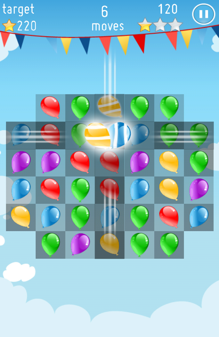 Balloon Crush Star Game Screenshot