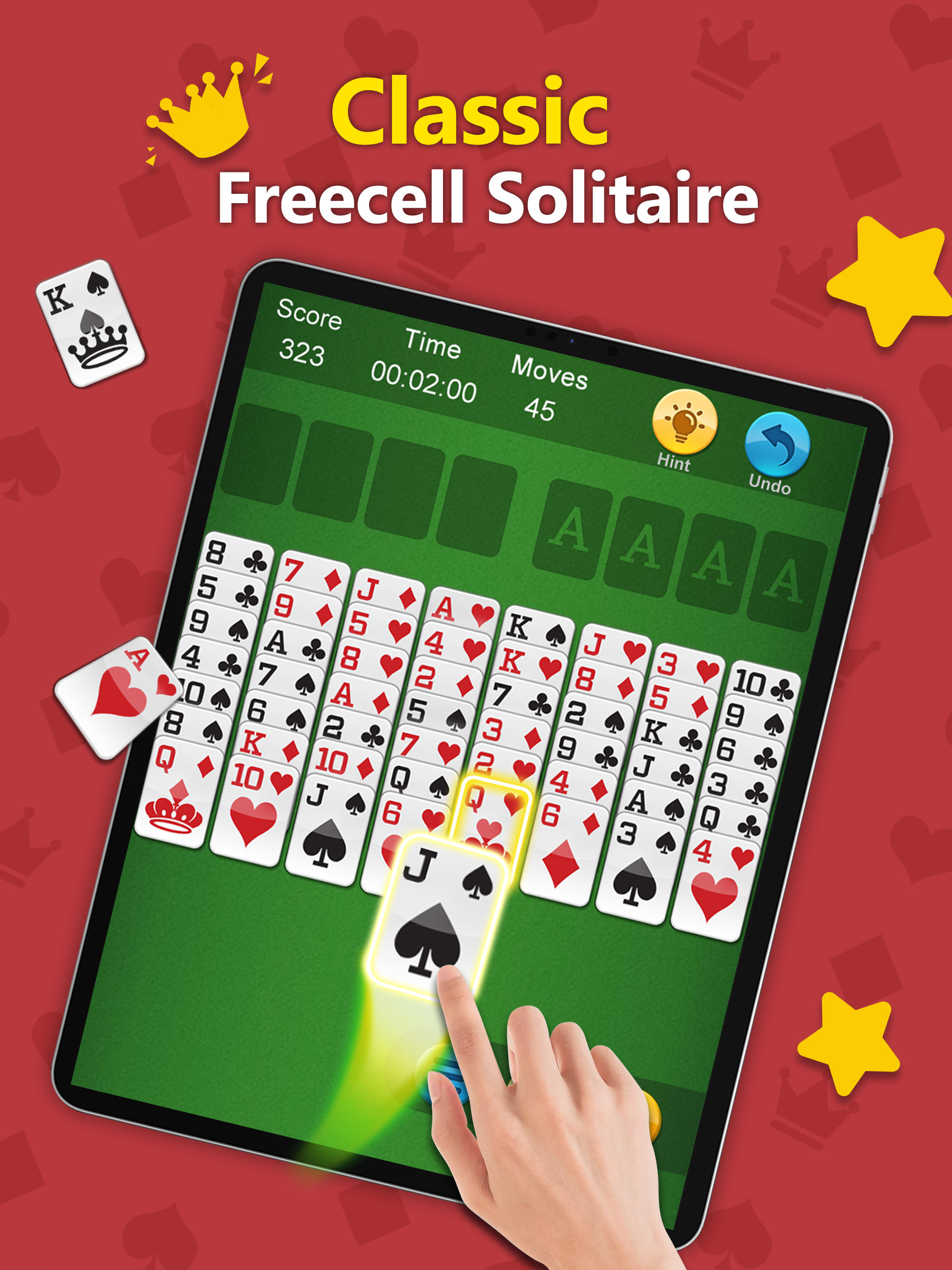 Freecell Solitaire Game Screenshot