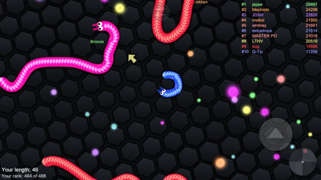 Cuộc chiến các loài rắn online screenshot game