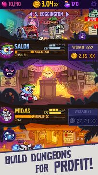 Dungeon, Inc.: Idle Clicker Game Screenshot