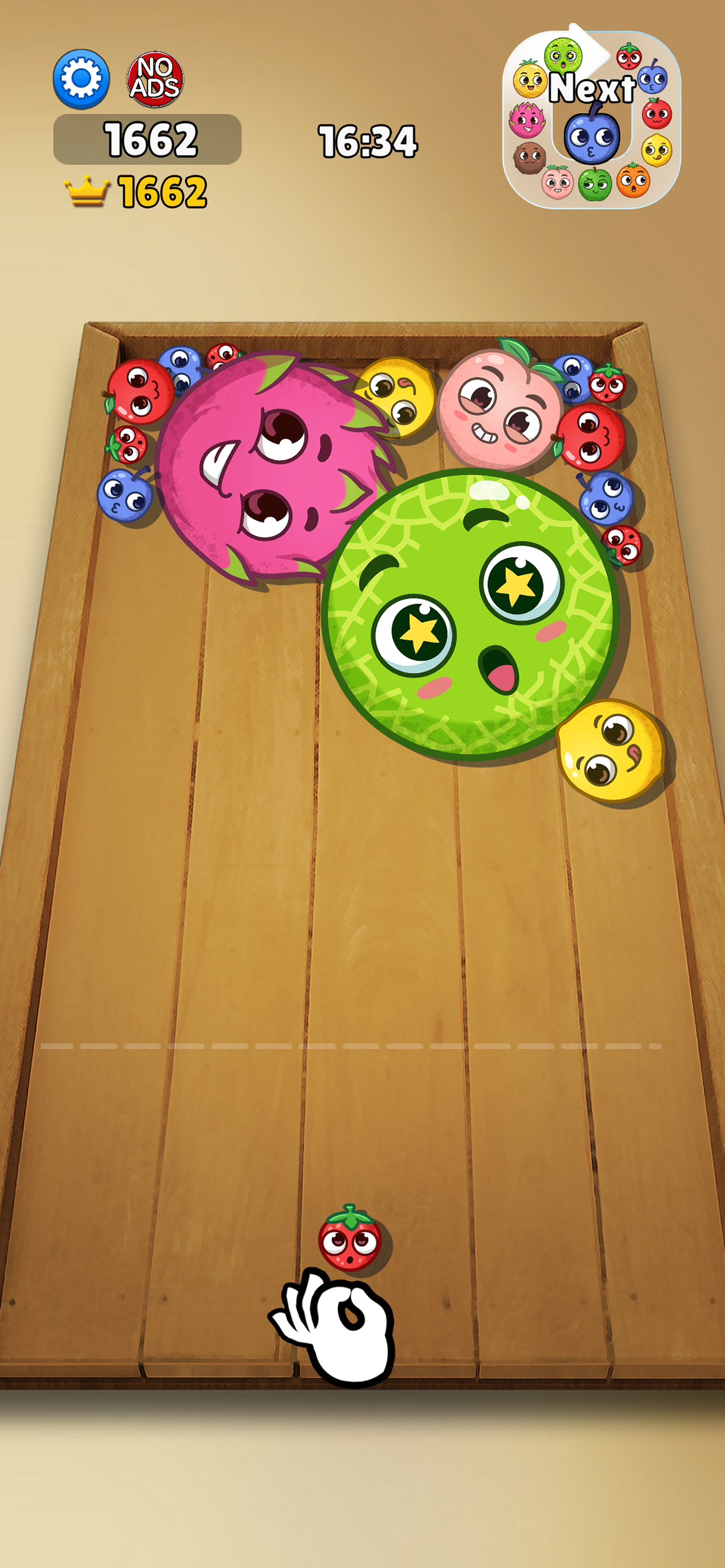 Fruit Merge: Melon Game Game Screenshot