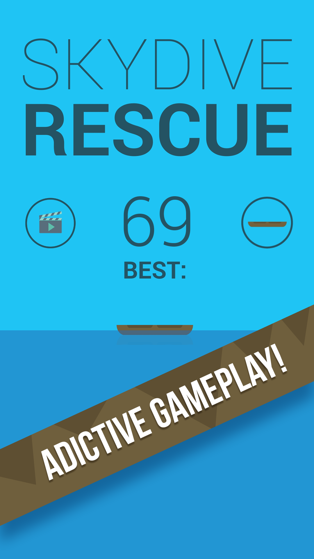 Cuplikan Layar Game Skydive Rescue