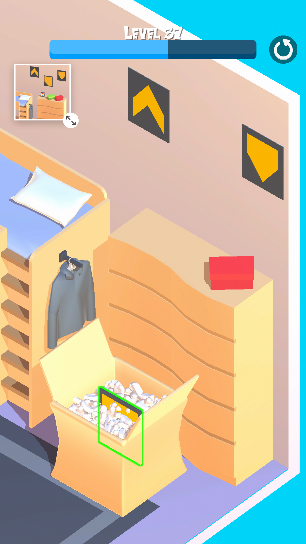 Unpack 3D ゲームのスクリーンショット