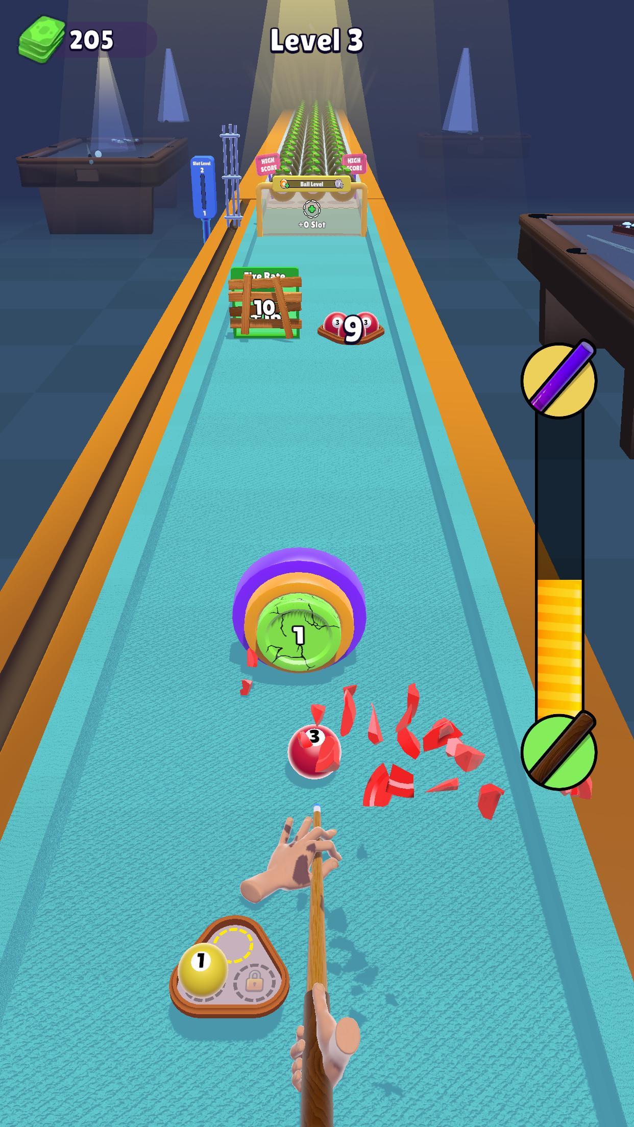 Cuplikan Layar Game Billiards Rush