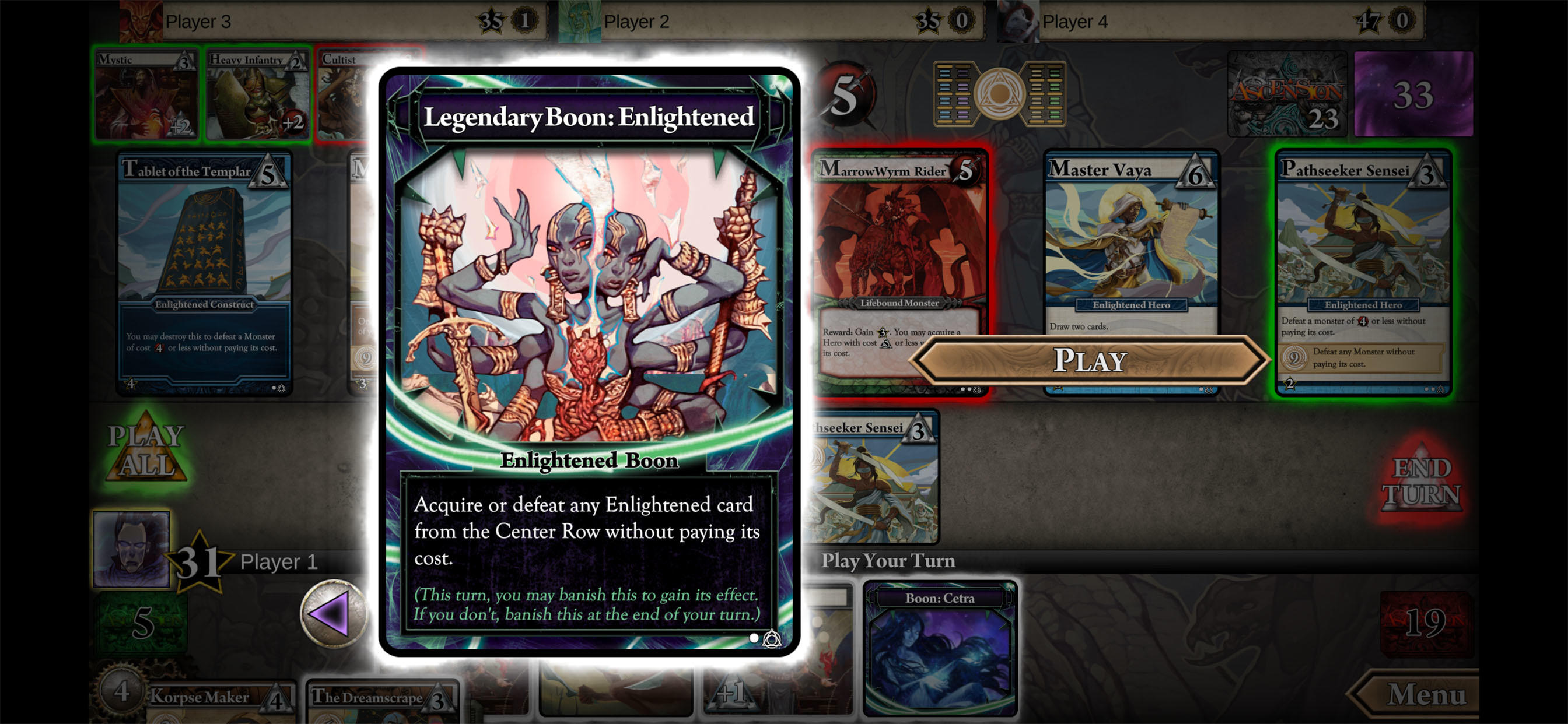 Captura de Tela do Jogo Ascension: Deckbuilding Game