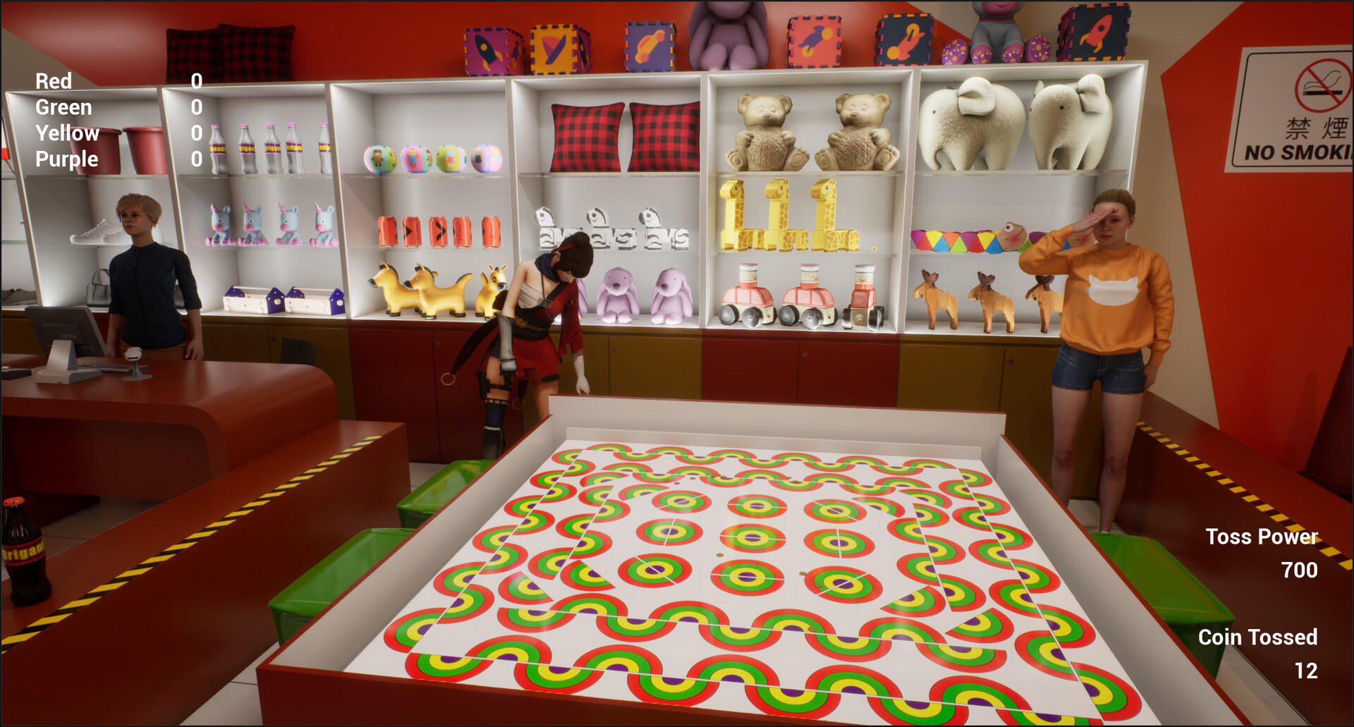 扔彩虹模擬器 | Coin Toss Rainbow Simulator Game Screenshot