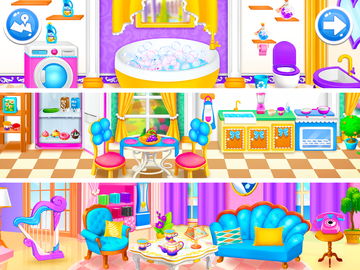 Princess Town Doll House Games Game Screenshot