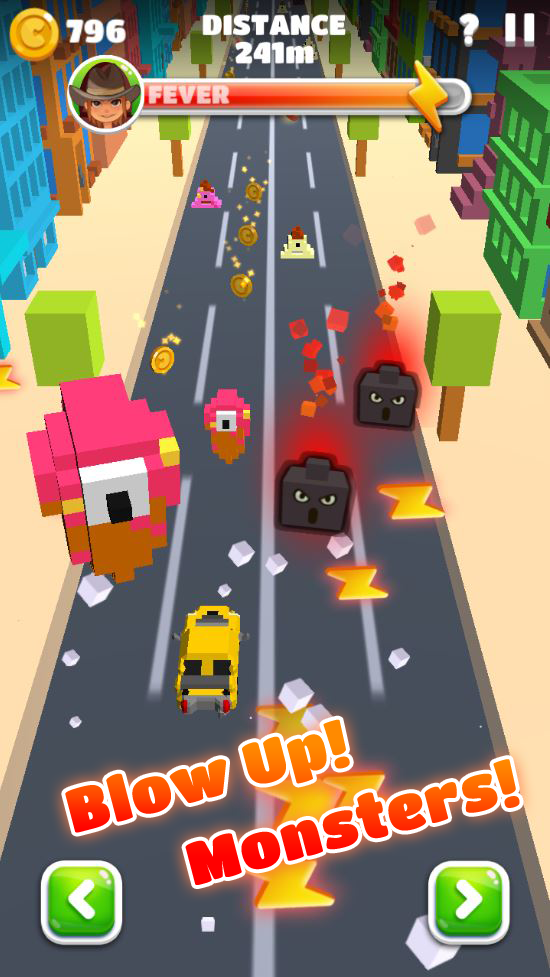 Monster Drive Game Screenshot