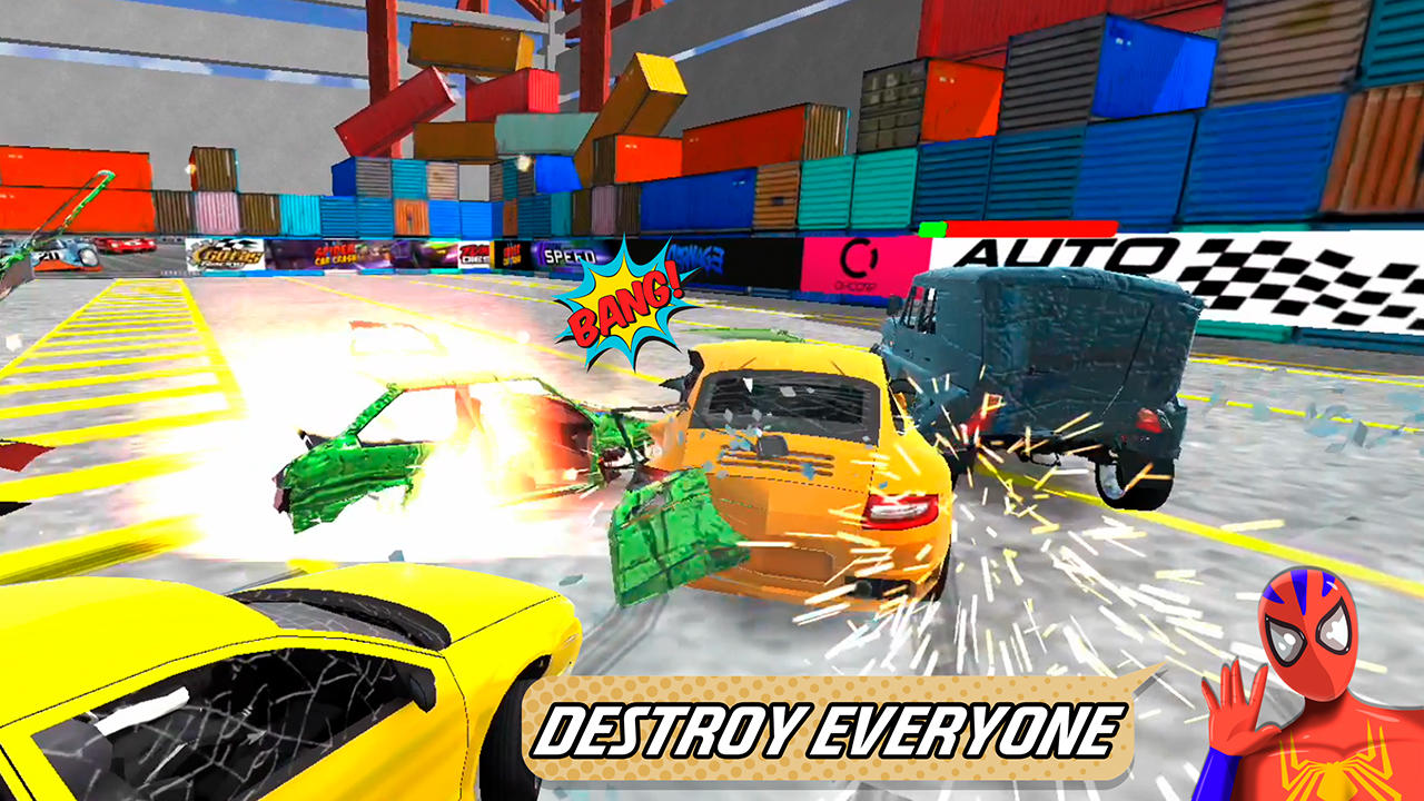Spider Car Crash Game Screenshot