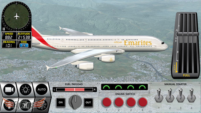 Flight Simulator FlyWings Online 2016 HD遊戲截圖