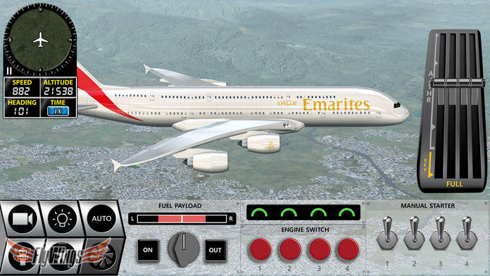 Flight Simulator FlyWings Online 2016 HD Game Screenshot
