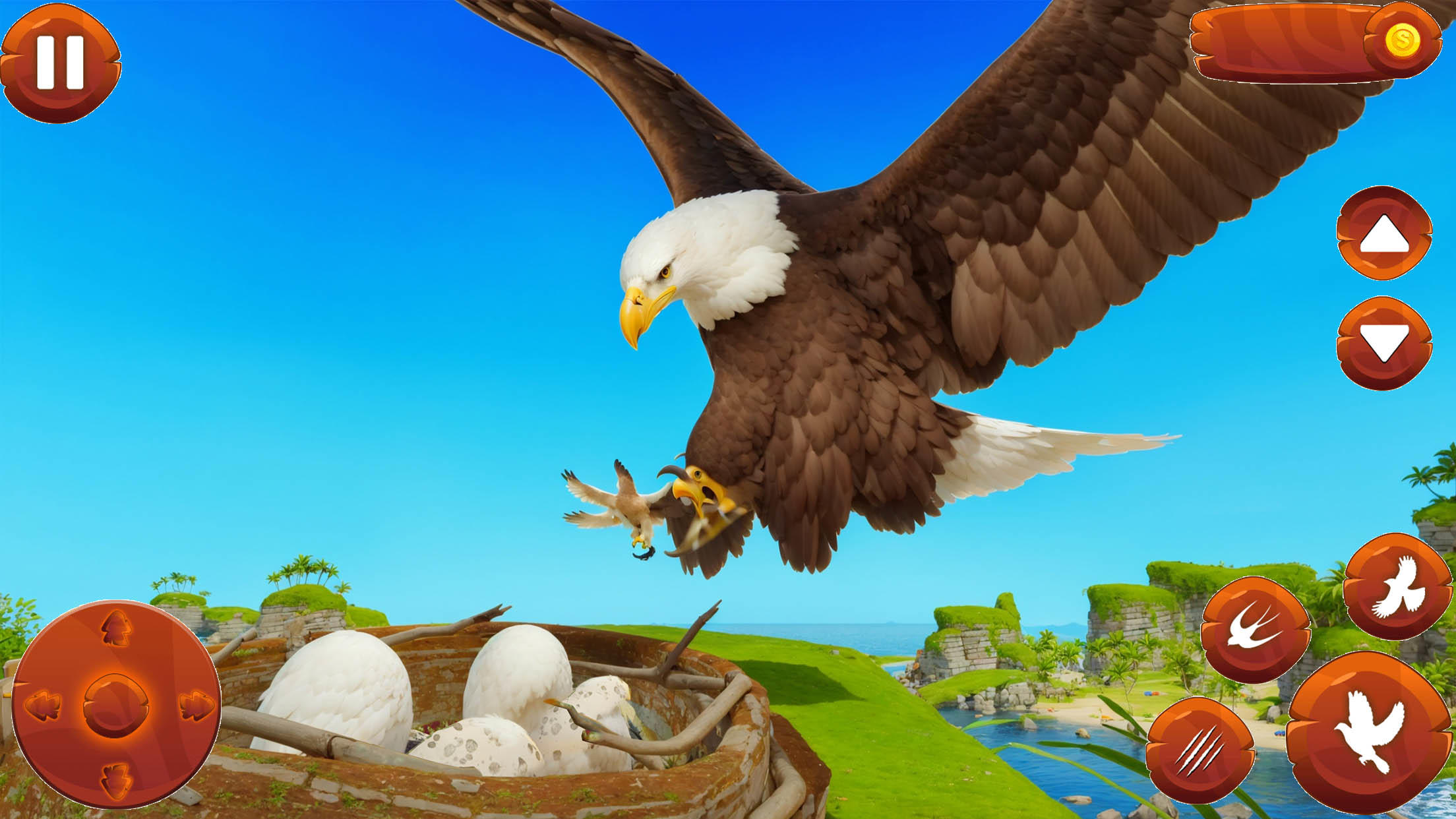 Wild Birds Life Simulator 3D ภาพหน้าจอเกม