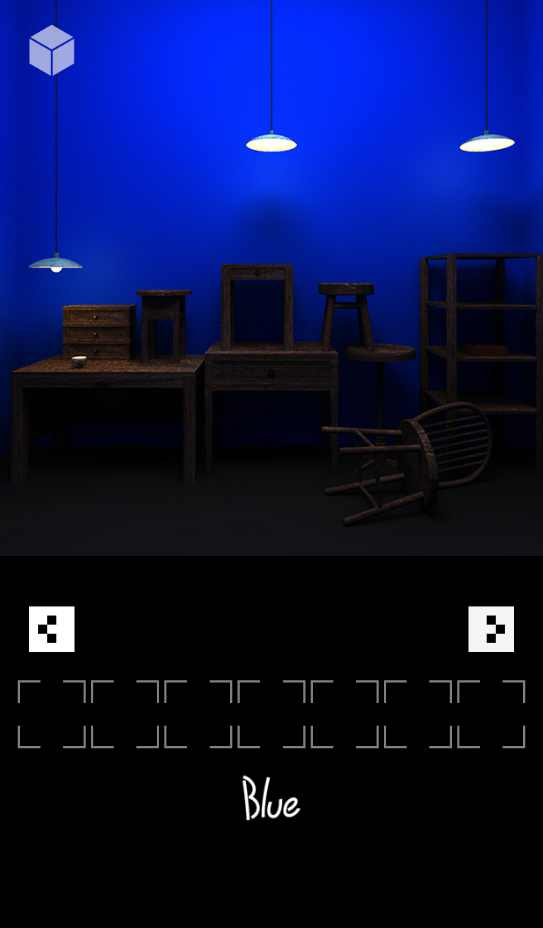 Escape Game "Blue" Game Screenshot