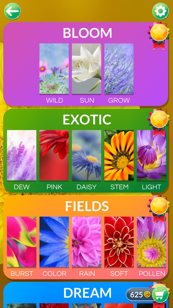 Wordscapes In Bloom screenshot game