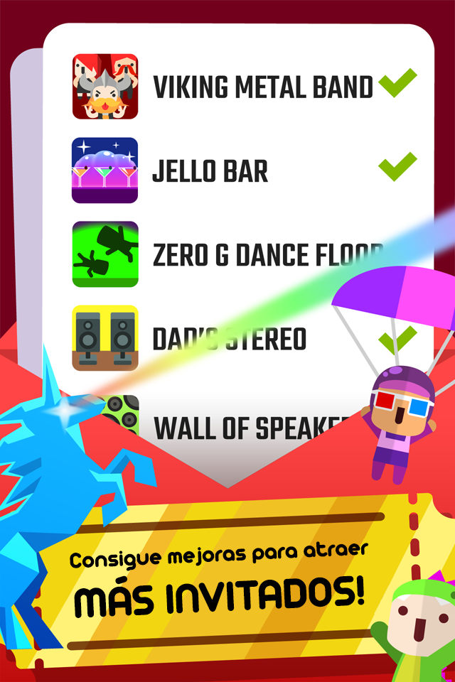 Captura de Pantalla del Juego Epic Party Clicker: Idle Party