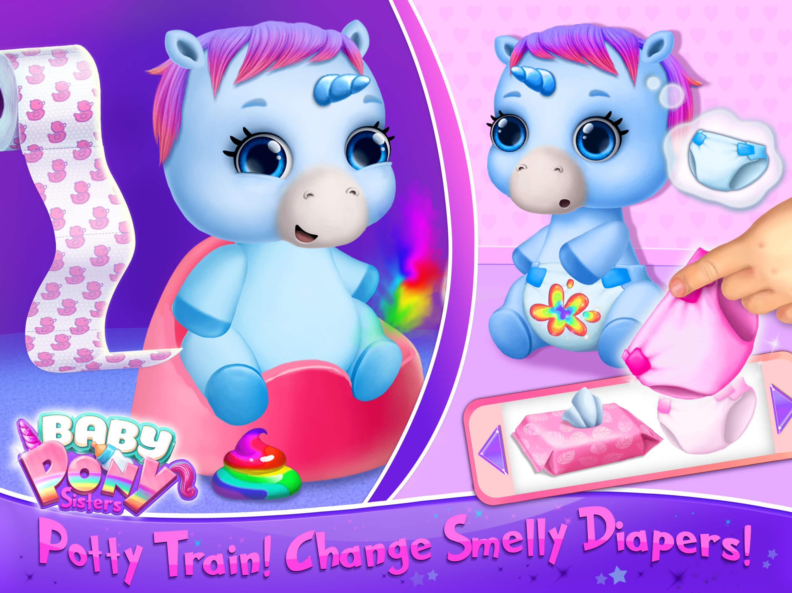 Baby Pony Sisters - Virtual Pet Care & Horse Nanny 遊戲截圖