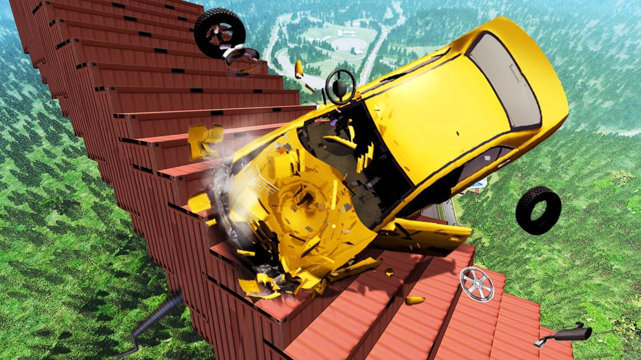 Screenshot of Beam Drive NG Death Stairs Car Crashs