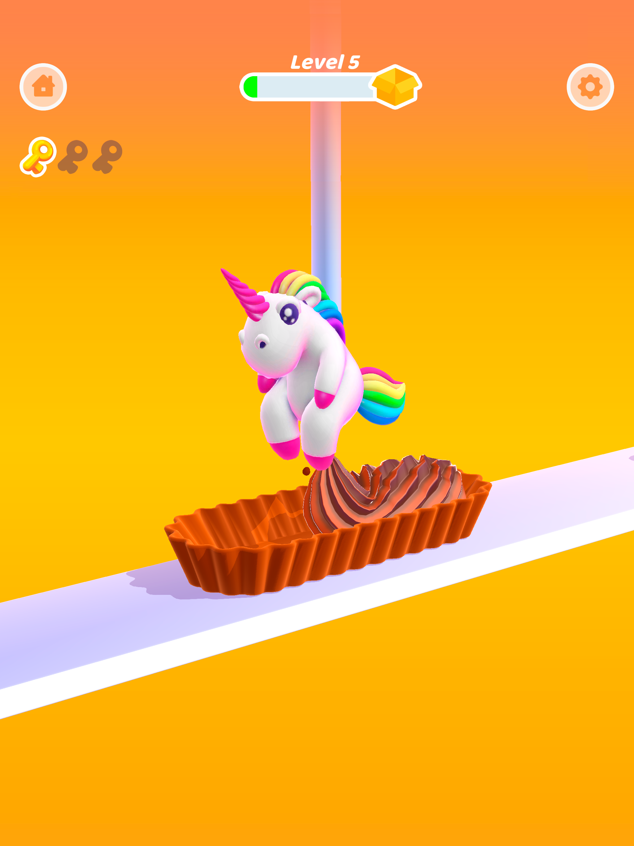 Perfect Cream: Cake Games Game Screenshot