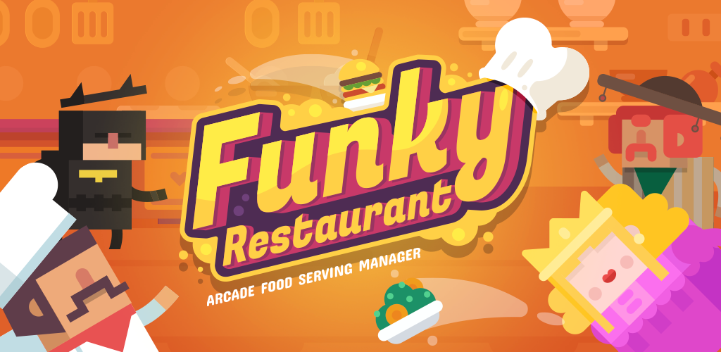 Banner of Funky Restaurant - Jeu de gestion de restaurant de style arcade 1.0.13