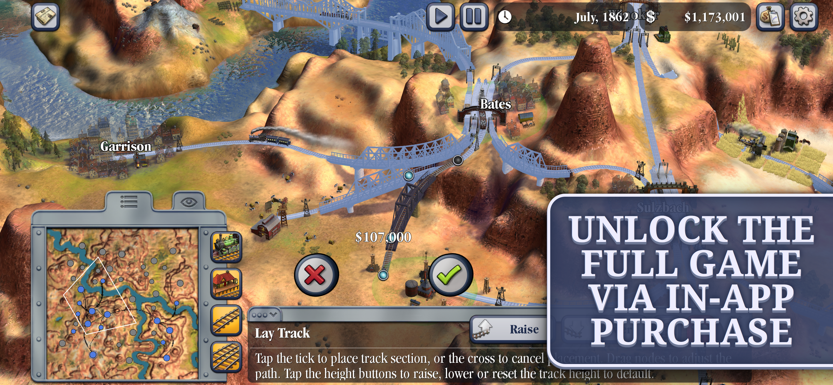 Sid Meier's Railroads! Game Screenshot
