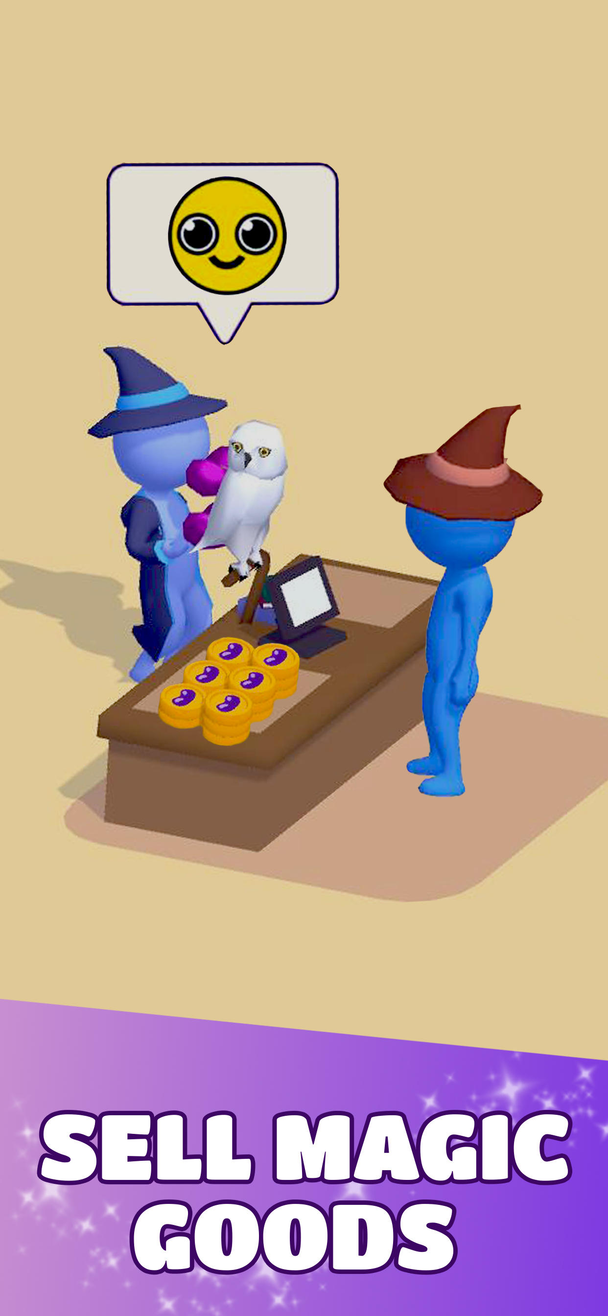 Magic Market: Beans Idle Story Game Screenshot