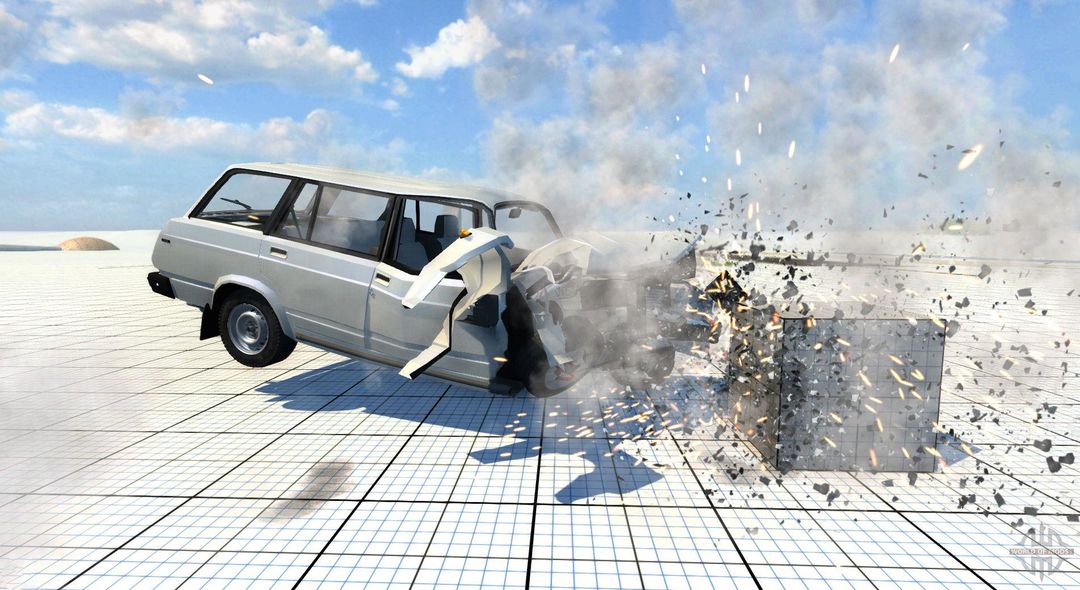 Crash King Crash Car Simulator ภาพหน้าจอเกม