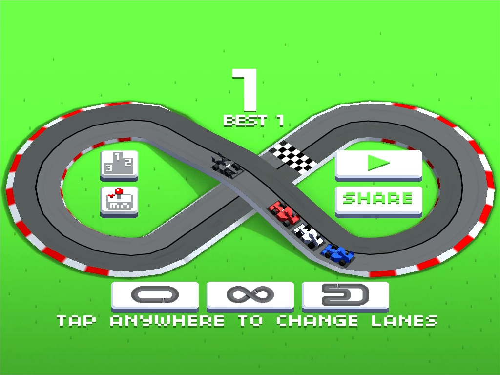 Cuplikan Layar Game Wrong Way Racing