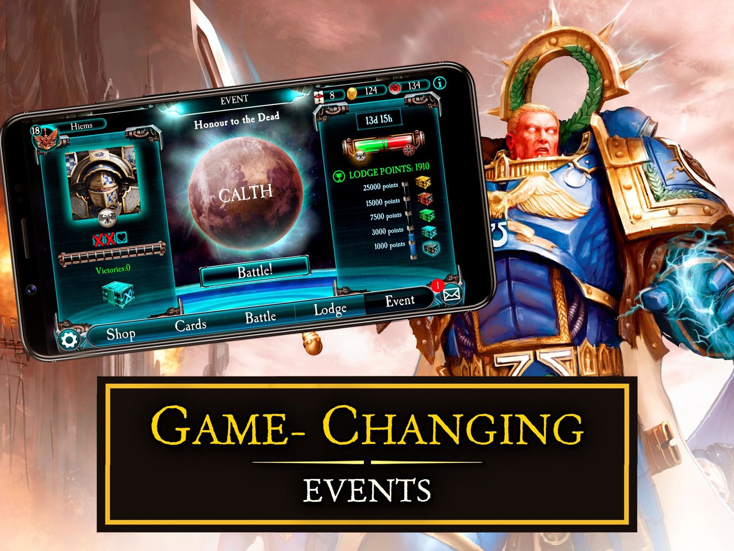 Screenshot of The Horus Heresy: Legions – TCG card battle game