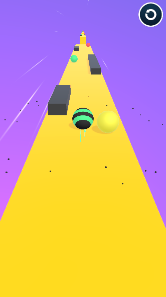 Rolling Color Ball Game Screenshot