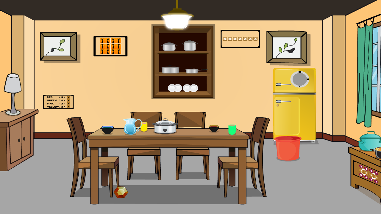 Cuplikan Layar Game Escape From Dwelling House