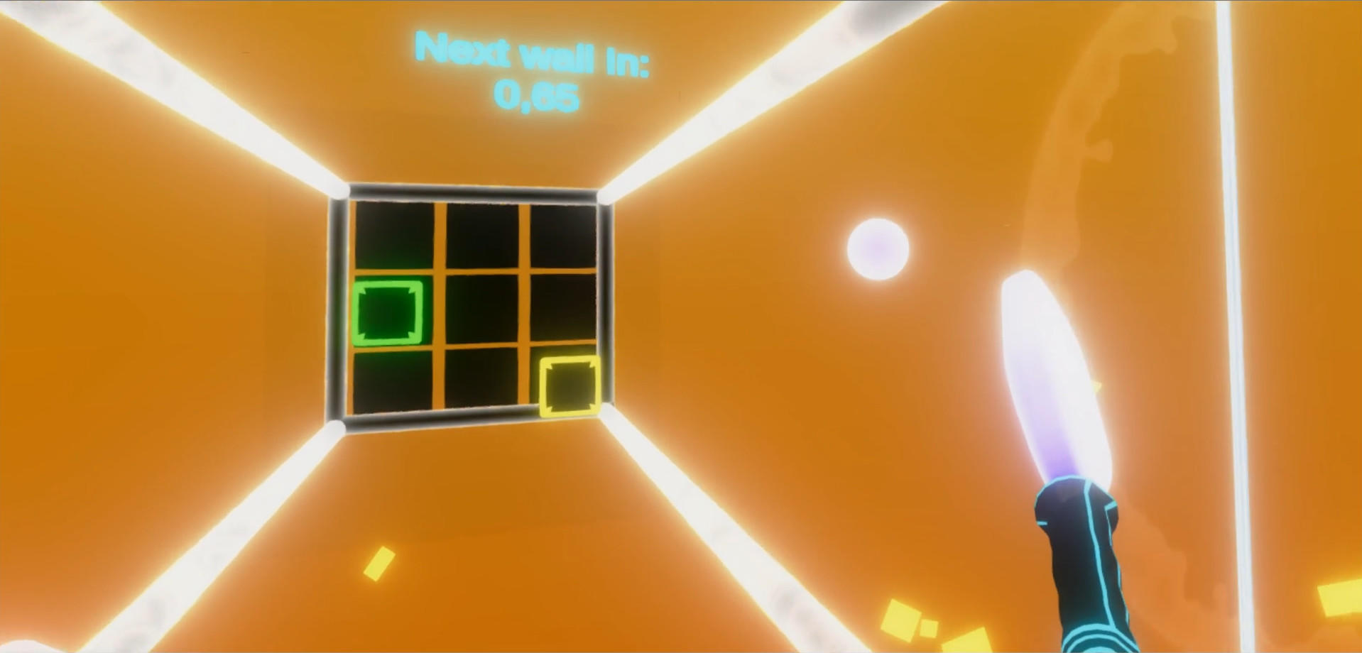 Neon Pong screenshot game